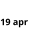 19 apr