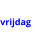 vrijdag
