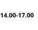 14.00-17.00