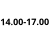 14.00-17.00