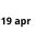 19 apr