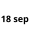 18 sep