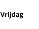 Vrijdag