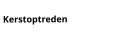Kerstoptreden